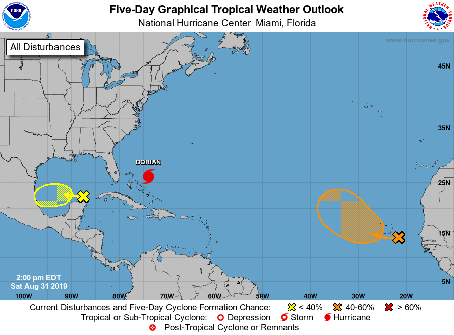 Five-Day Graphical Tropical Weather Outlook